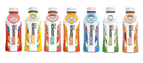 Bodyarmor Electrolyte LYTE Superdrink, 7 Flavor Variety Pack, 16 oz (Pack of 7) - Oasis Snacks