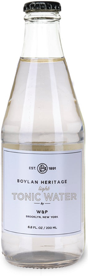 Boylan Heritage Mixer, Light Tonic Water, 6.8oz (Pack of 24)