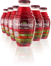 Load image into Gallery viewer, Beetology 100% Organic Cold Pressed Juice, Beet &amp; Veggie, 8.45oz (Pack of 6)
