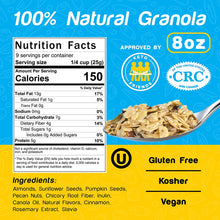 Load image into Gallery viewer, General Nature Low Carb, Keto Friendly Granola Cereal, Original, 8oz - Multi-Pack
