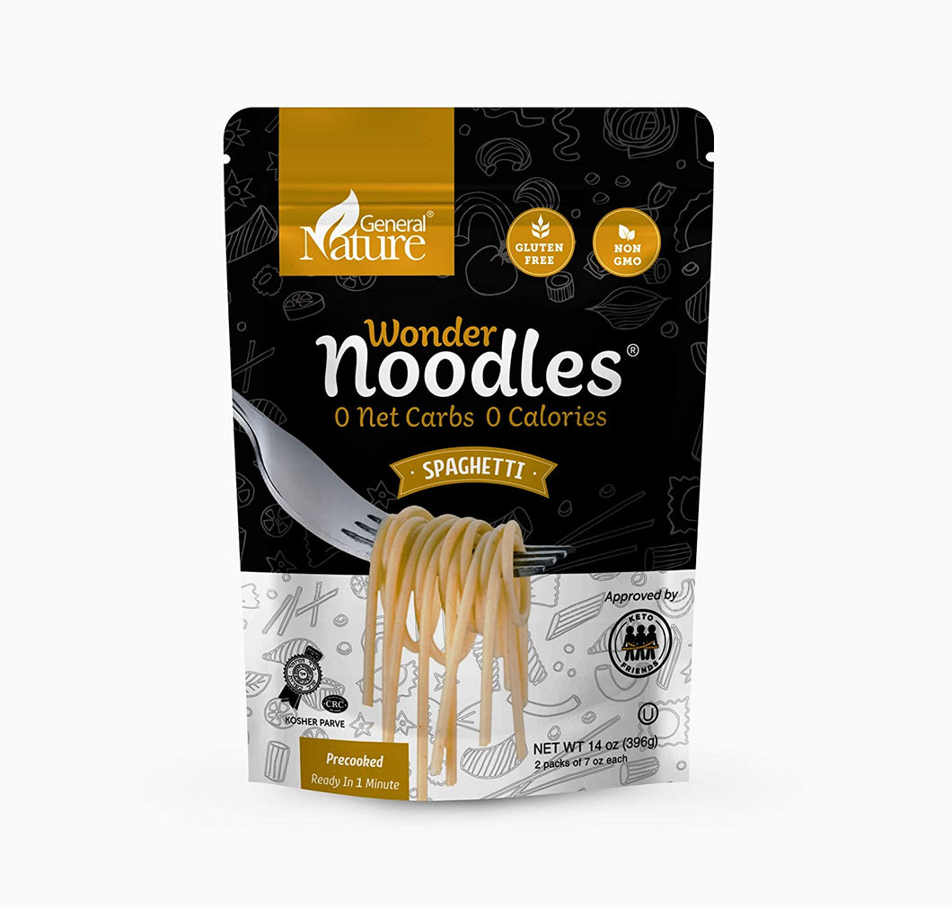General Nature Carb-Free, Calorie-Free, Wonder Noodles, Spaghetti, 14oz - Multi-Pack