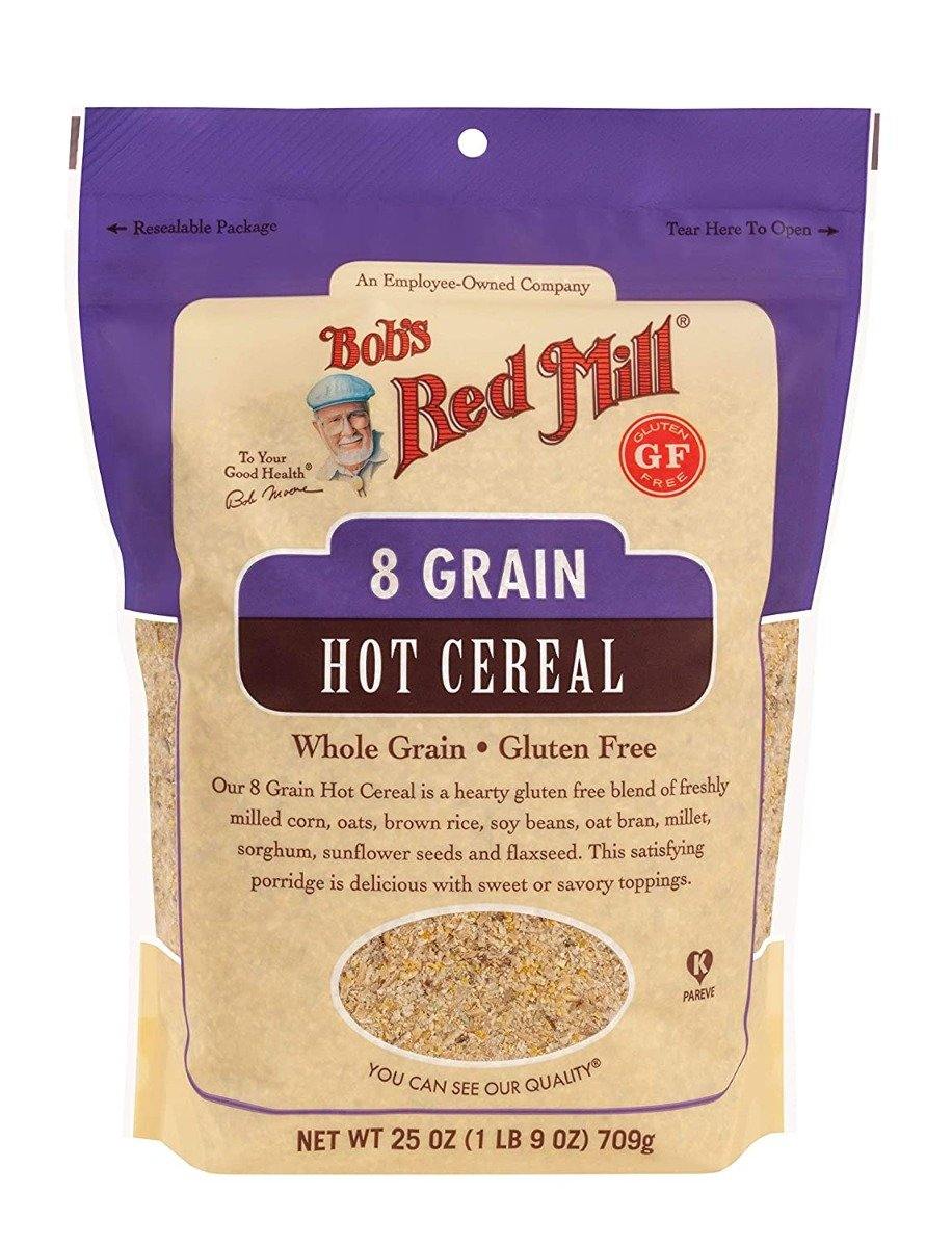 Bob's Red Mill Hot Cereal, 8 Grain, 25oz Bag - Oasis Snacks