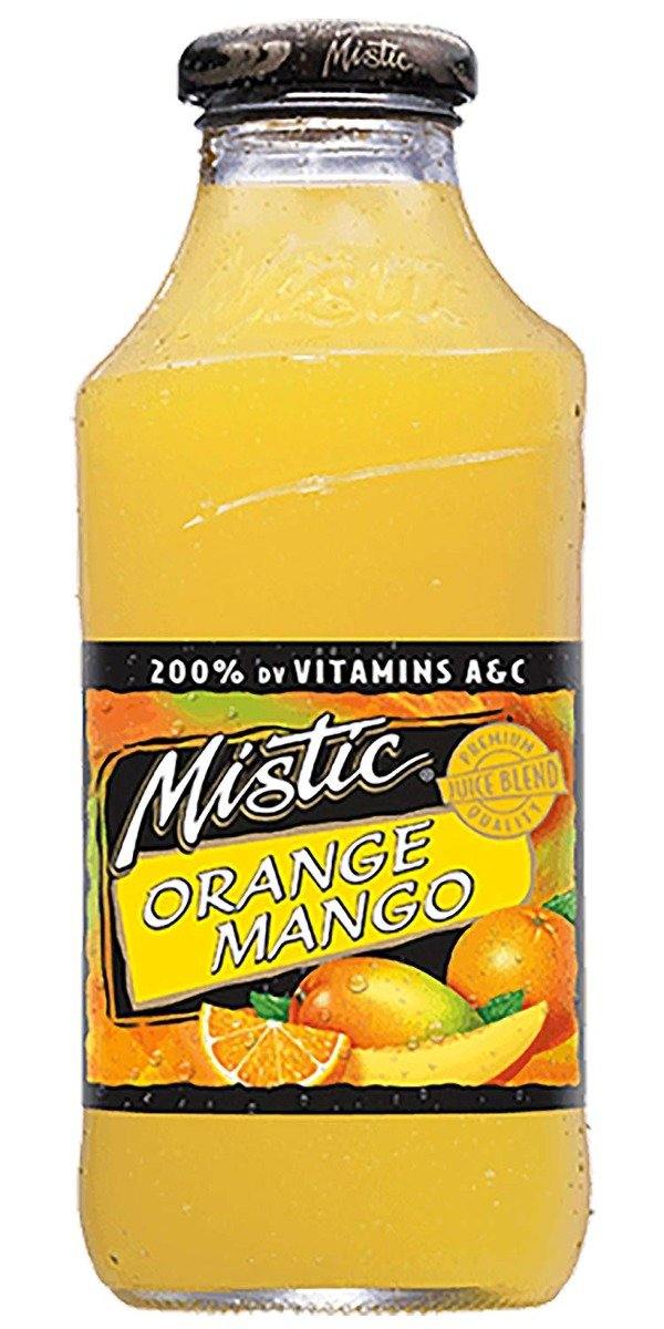 Mistic Fruit Drink, Orange Mango, 16 oz (Pack of 12) - Oasis Snacks
