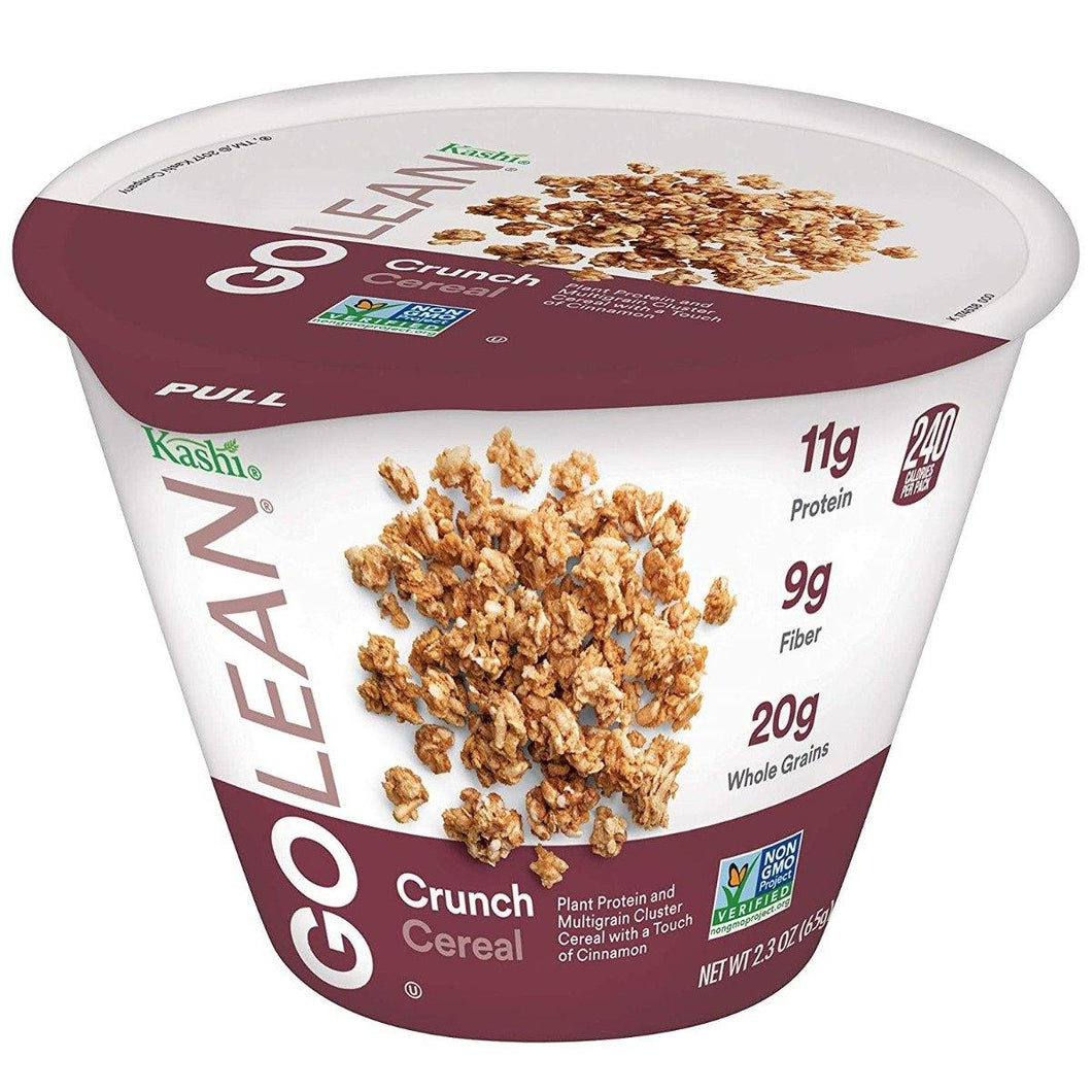 Kashi GO LEAN Cereal Cups, Crunch, 2.3oz (Pack of 12) - Oasis Snacks