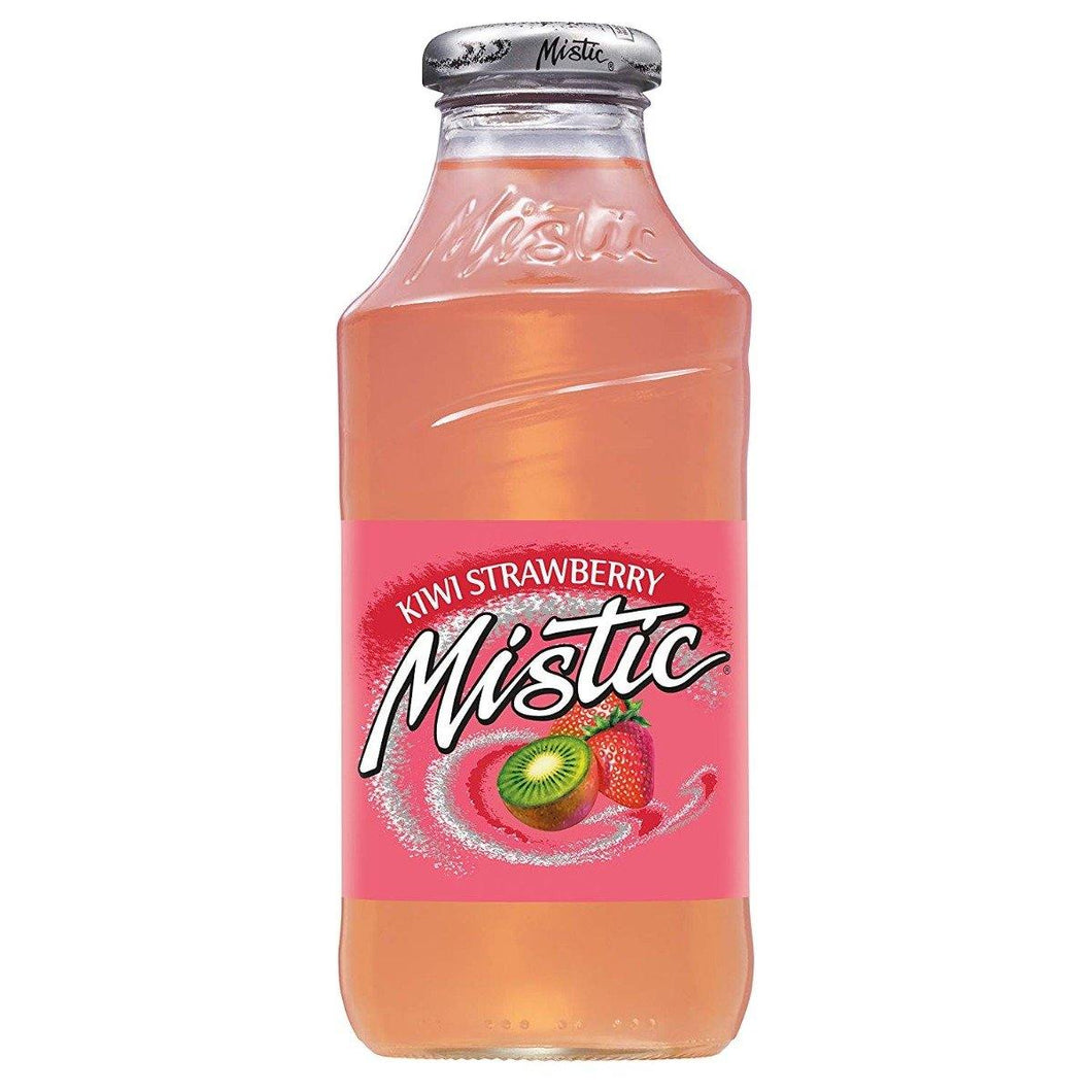 Mistic Fruit Drink, Kiwi Strawberry, 16 oz (Pack of 12) - Oasis Snacks