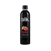 Load image into Gallery viewer, blk. Natural Mineral Alkaline Water, Strawberry Rhubarb, 16.9oz (Pack of 12)
