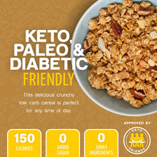 Load image into Gallery viewer, General Nature Low Carb, Keto Friendly Granola Cereal, Coffee, 8oz - Multi-Pack
