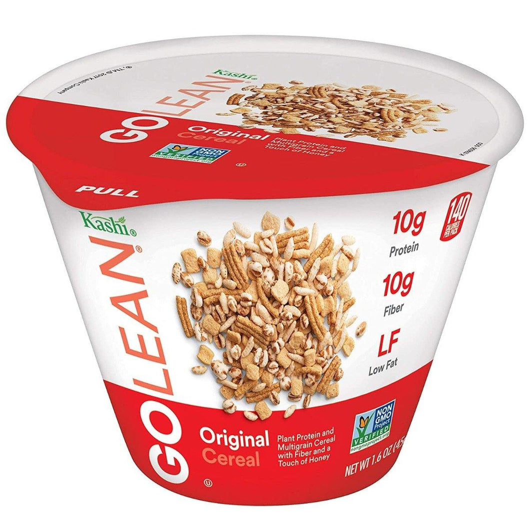 Kashi GO LEAN Cereal Cups, Original, 1.6oz (Pack of 12) - Oasis Snacks