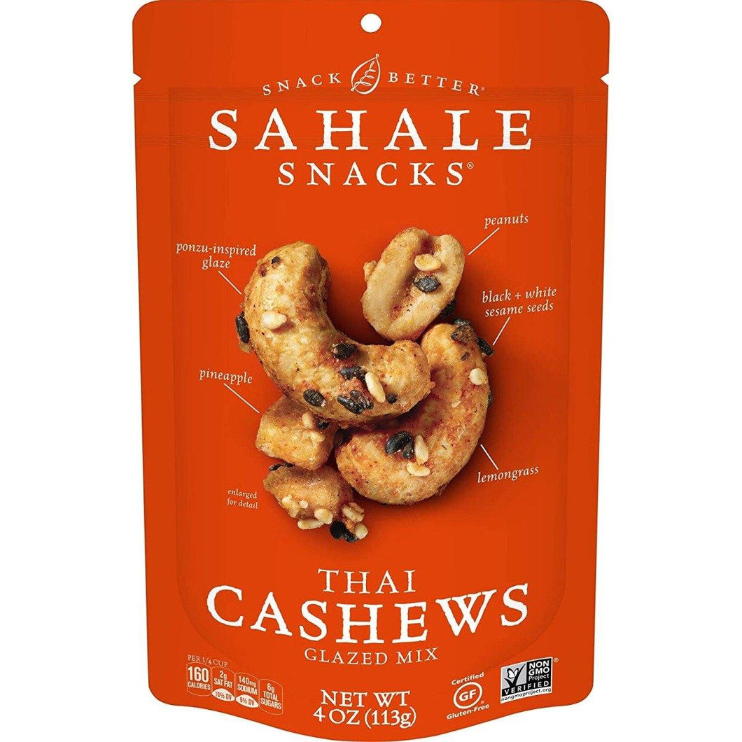 Sahale Snacks, Thai Cashews Glazed Mix, 4oz (Pack of 6) - Oasis Snacks