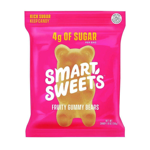 Smart Sweets Candy, Fruity Gummy Bears, 1.8oz - Multi Pack - Oasis Snacks