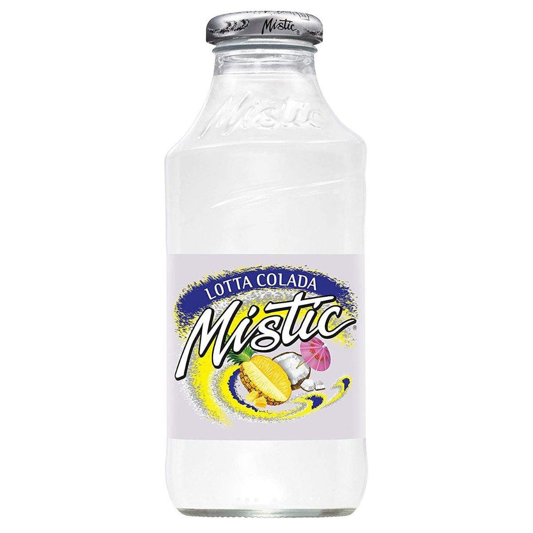 Mistic Fruit Drink, Lotta Colada, 16 oz (Pack of 12) - Oasis Snacks