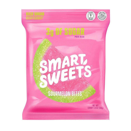 Smart Sweets Candy, Sour Melon Bites, 1.8oz - Multi Pack - Oasis Snacks