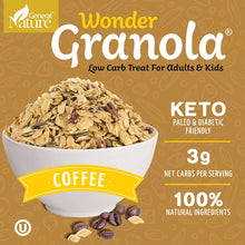 Load image into Gallery viewer, General Nature Low Carb, Keto Friendly Granola Cereal, Coffee, 8oz - Multi-Pack
