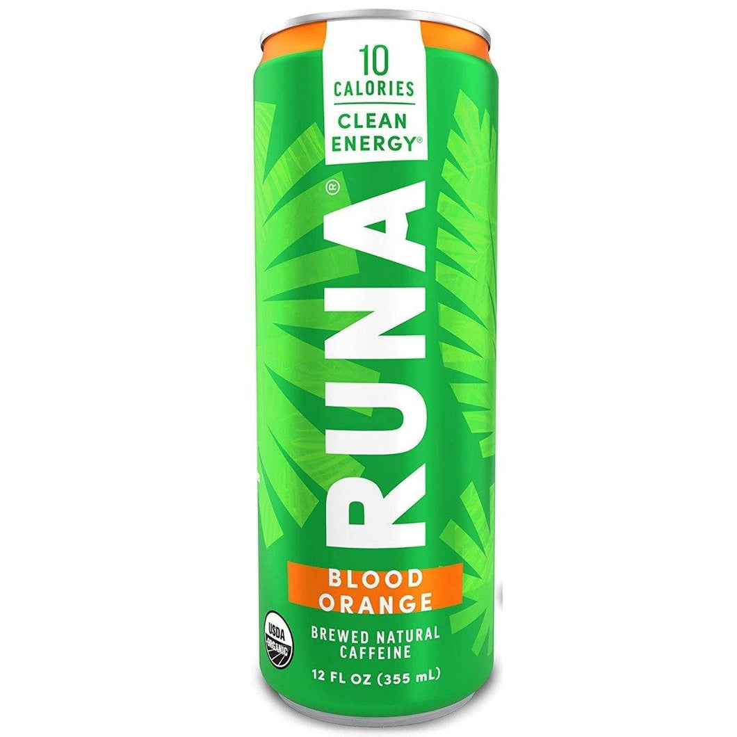 RUNA Energy Drink, Blood Orange, 12 oz (Pack of 12) - Oasis Snacks