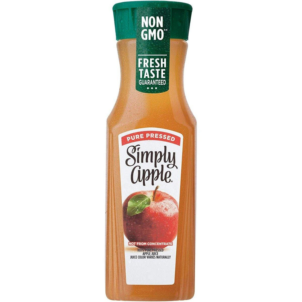 Simply Juices, Apple Juice, 11.5oz (Pack of 12) - Oasis Snacks