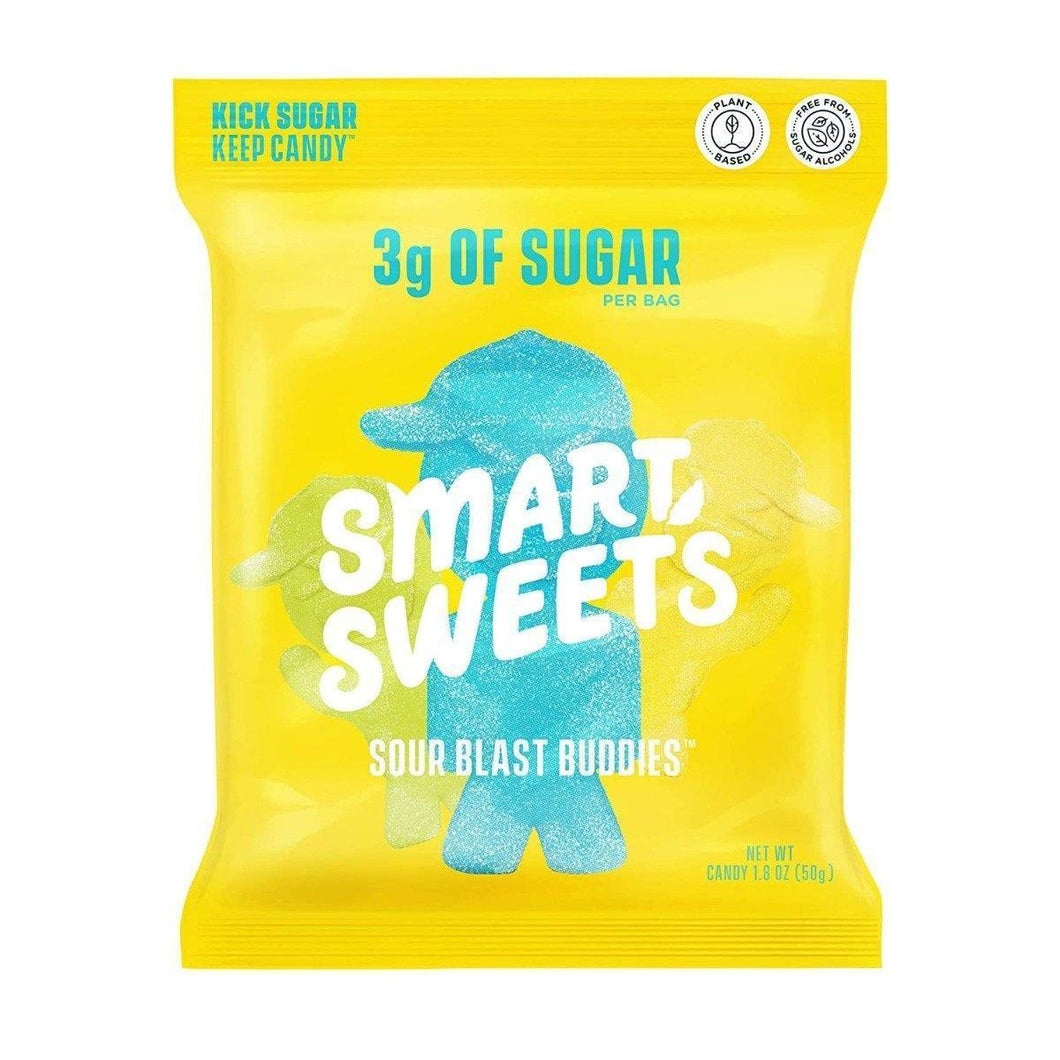 Smart Sweets Candy, Sour Blast Buddies, 1.8oz - Multi Pack - Oasis Snacks