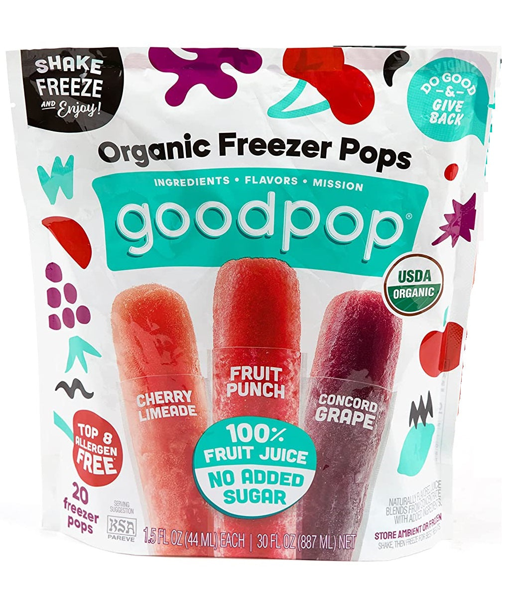 GoodPop Organic Freezer Pops 20ct - Multi-Pack