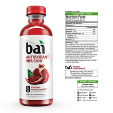 Load image into Gallery viewer, Bai Flavored Water, Ipanema Pomegranate, Antioxidant Infused Drinks, 18 fl oz (Pack of 12) - Oasis Snacks
