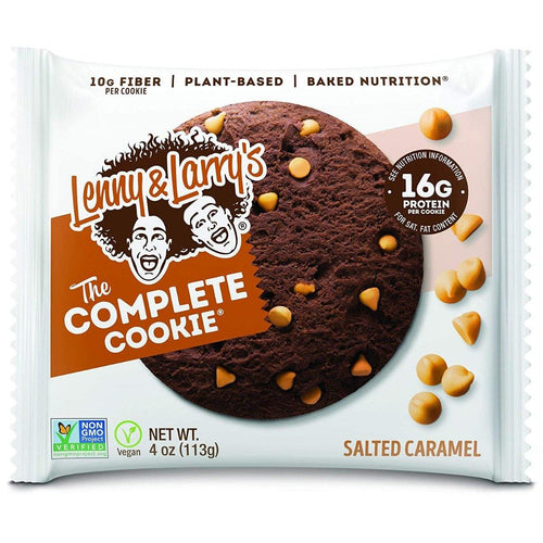 Lenny & Larry's The Complete Cookie, Salted Caramel, 4oz (Pack of 12) - Oasis Snacks
