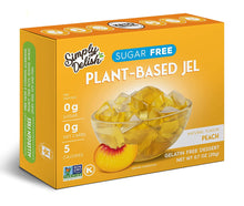 Load image into Gallery viewer, Simply Delish Sugar Free Plant-Based Jel, Peach, 0.7oz (Pack of 6)
