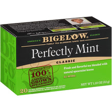 Load image into Gallery viewer, Bigelow Tea Bags, Perfectly Mint Classic Tea, 20-Count Box (Pack of 6) - Oasis Snacks
