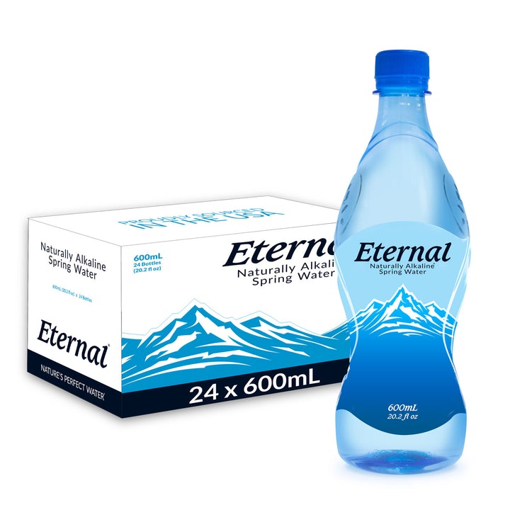 Eternal Naturally Alkaline Spring Water, 20.2oz (Pack of 24)