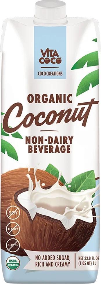 Vita Coco Organic Coconut Non-Dairy Beverage, 33.8oz (Pack of 6) - Oasis Snacks