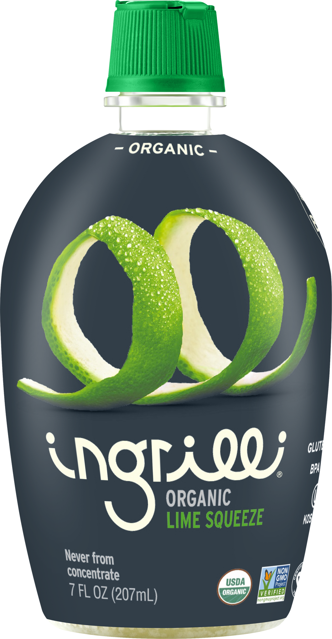 Ingrilli Organic Lime Squeeze, 7 Fl Oz - Multi Pack
