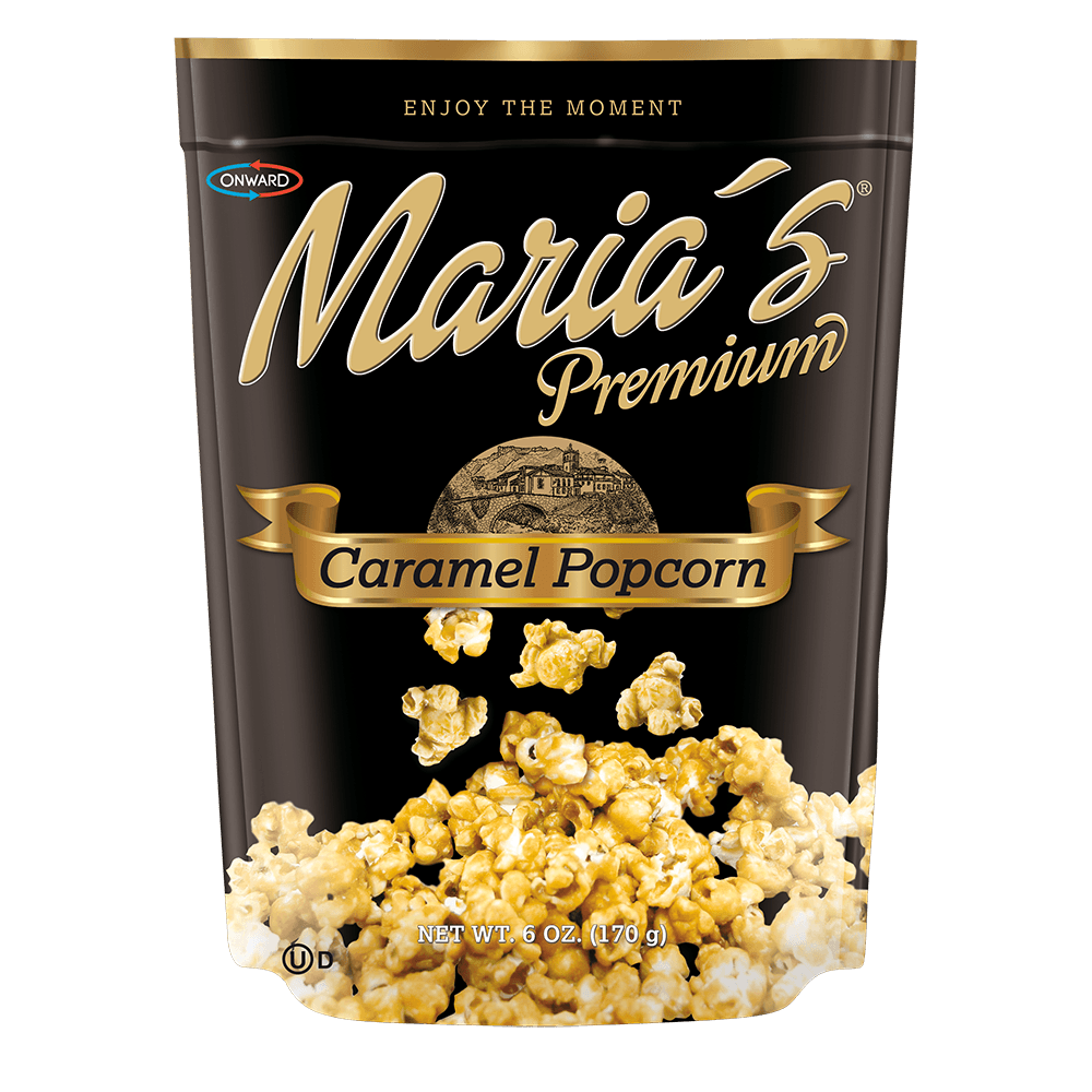 Maria's Premium Caramel Popcorn 6oz (Pack of 12) - Oasis Snacks