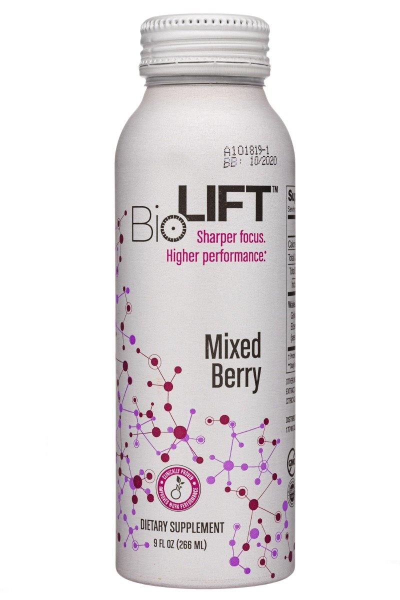 BioLift High Performance Drink, Mixed Berry, 9oz (Pack of 6) - Oasis Snacks