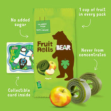 Load image into Gallery viewer, BEAR Real Fruit Snack Rolls, Apple, 0.7oz (Pack of 12)
