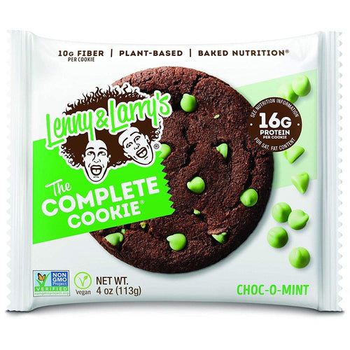 Lenny & Larry's The Complete Cookie, Choc-O-Mint, 4oz (Pack of 12) - Oasis Snacks