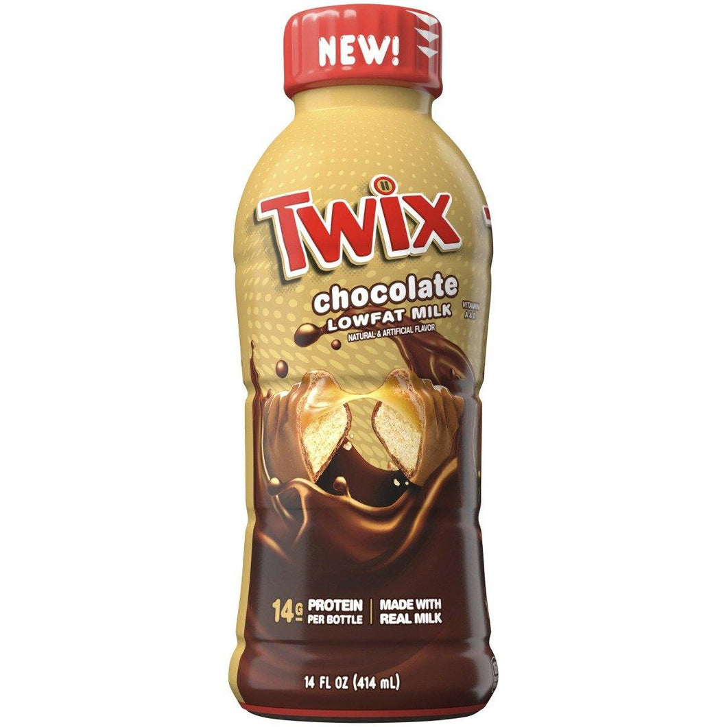 TWIX Chocolate Lowfat Milk 14 fl oz (Pack of 12) - Oasis Snacks