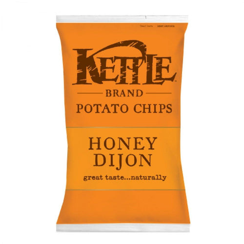 Kettle Brand Potato Chips, Honey Dijon, 2 Ounce (Pack of 24) - Oasis Snacks