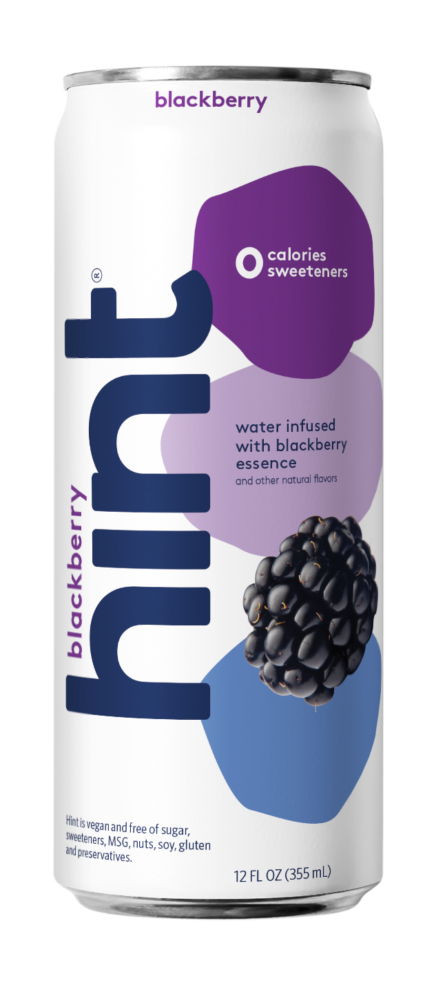 Hint Water, Blackberry, 12oz Cans (Pack of 12)