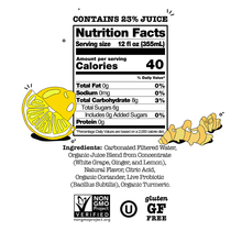 Load image into Gallery viewer, Culture Pop Sparkling Probiotic Soda, Ginger Lemon, 12oz - Multi Pack - Oasis Snacks
