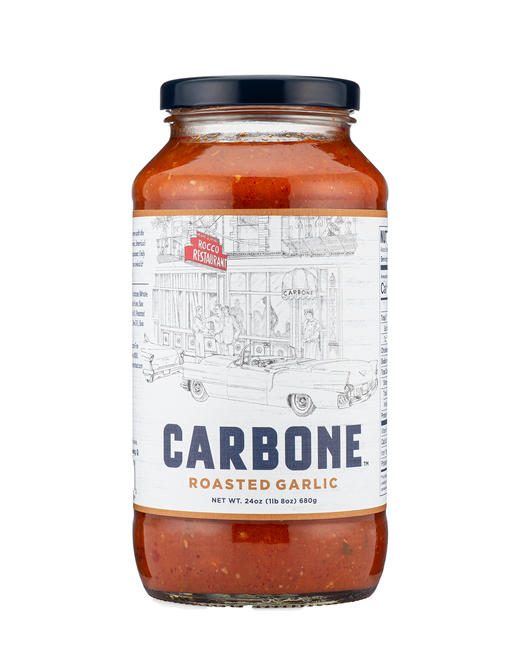 Carbone Roasted Garlic Pasta Sauce, 24oz - Multi-Pack