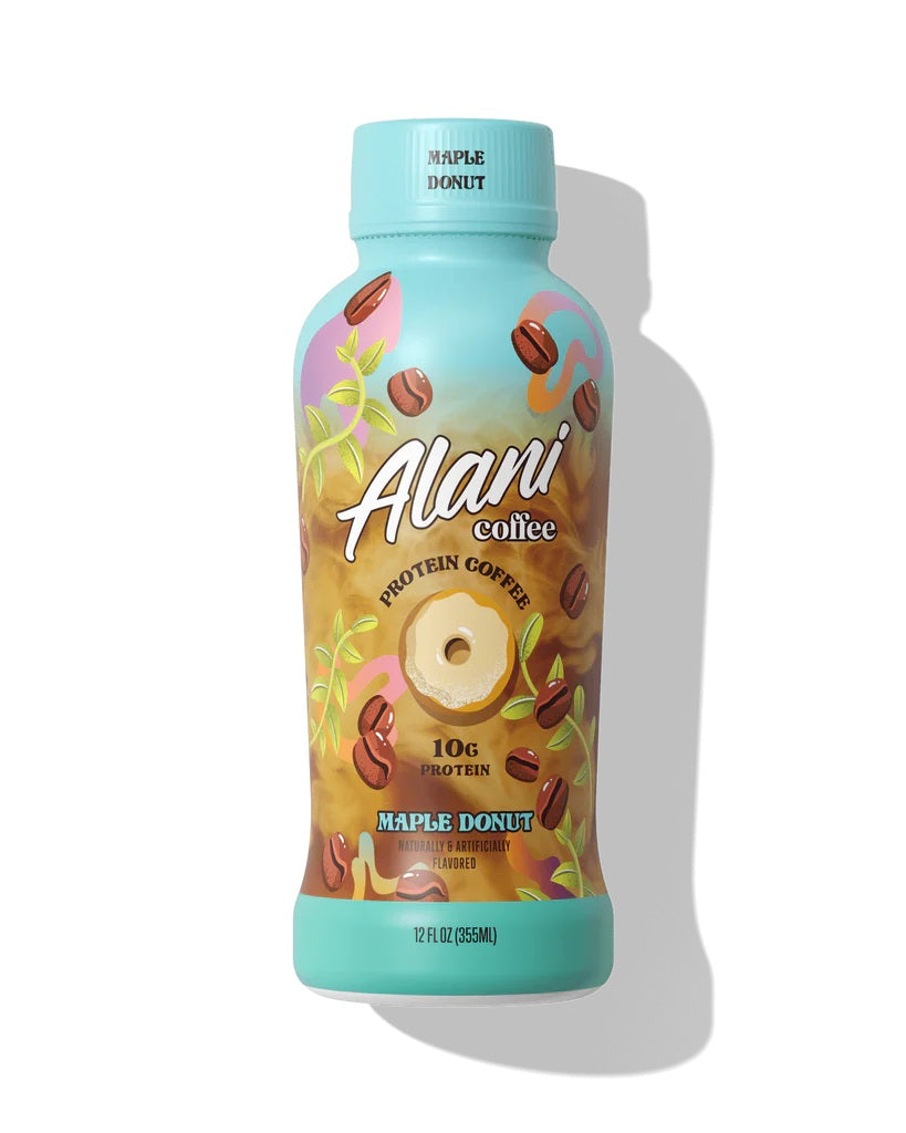 Alani Nu Coffee, Maple Donut, 12oz (Pack of 12)