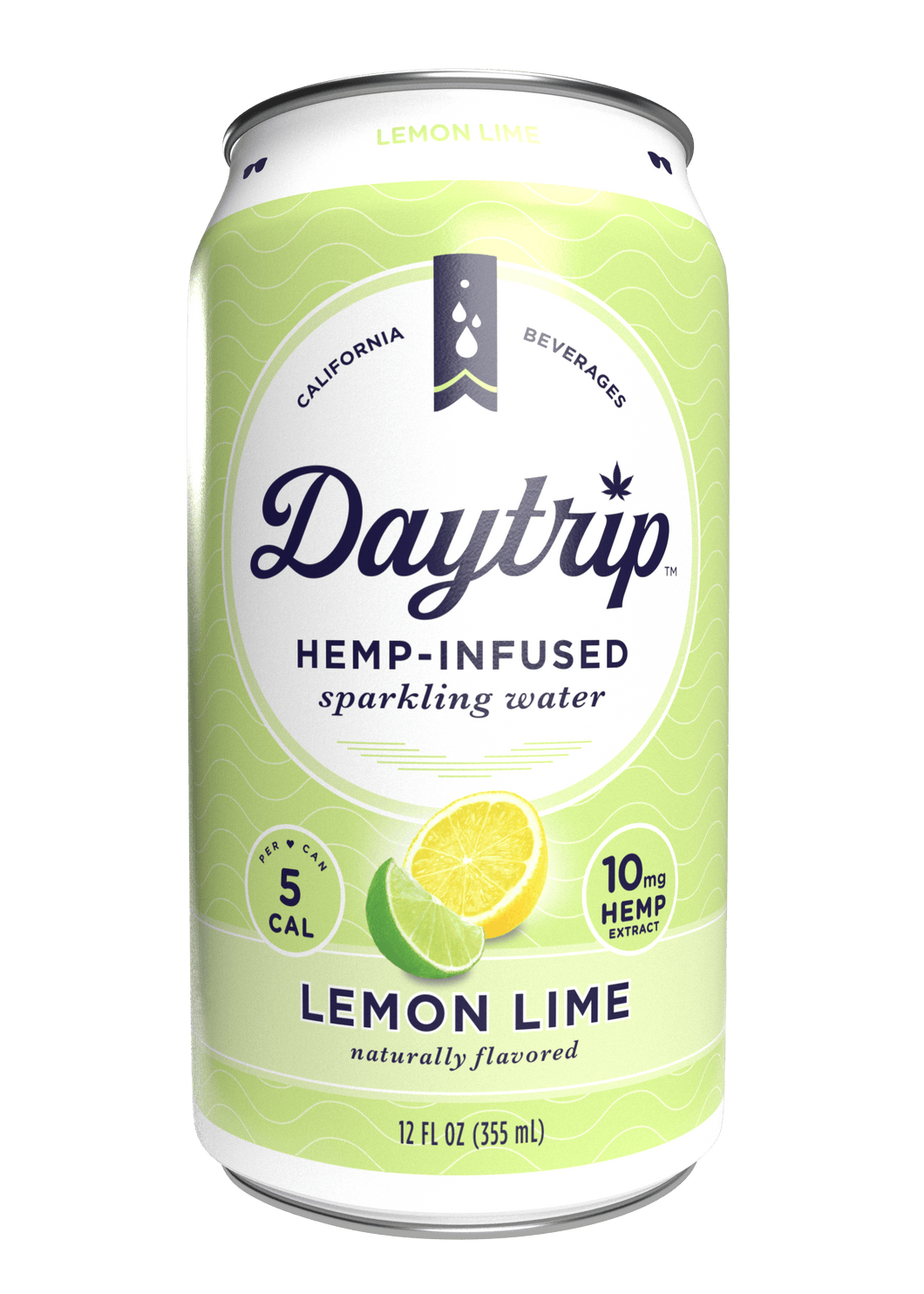 Daytrip Sparkling Water, Lemon Lime, 12oz (Pack of 12) - Oasis Snacks