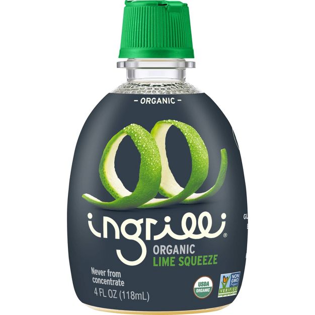 Ingrilli Organic Lime Squeeze, 4 Fl Oz - Multi Pack