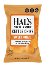 Load image into Gallery viewer, Hal&#39;s New York Kettle Chips, Sweet Potato, 1.75oz (Pack of 24) - Oasis Snacks
