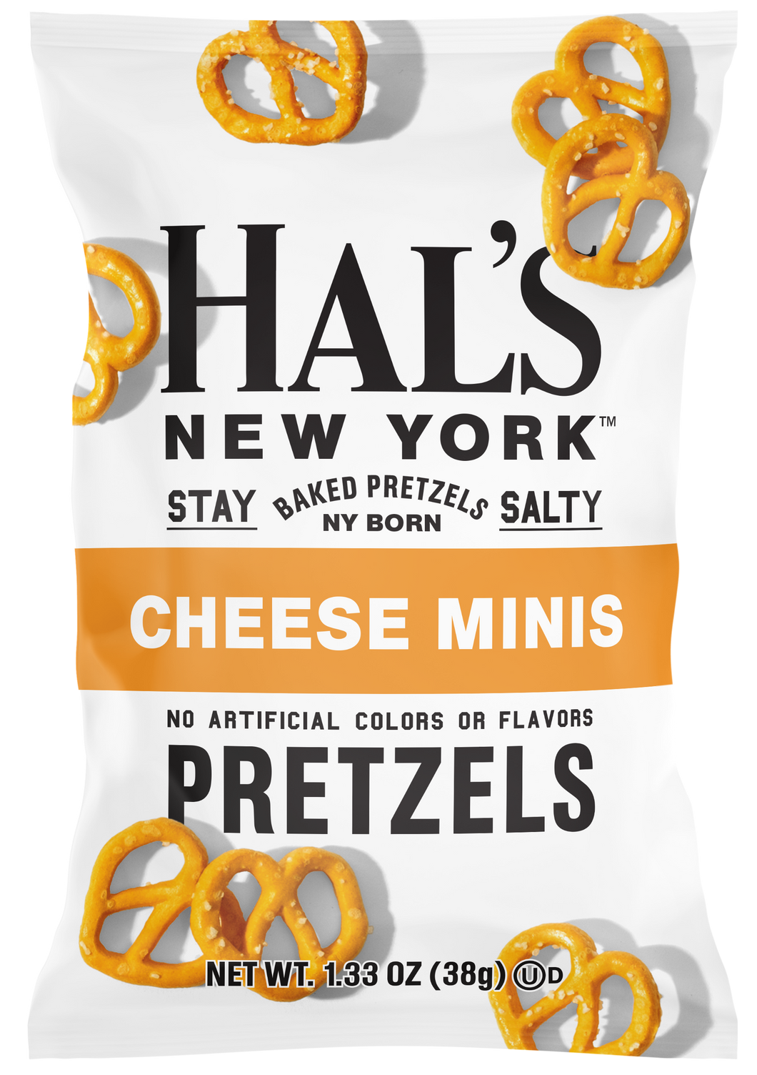 Hal's New York Baked Pretzels 1.33oz CHEESE MINIS