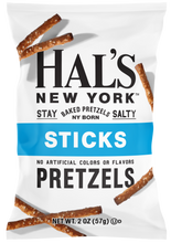 Load image into Gallery viewer, Hal's New York Baked Pretzels Sticks 2oz (Pack of 24)
