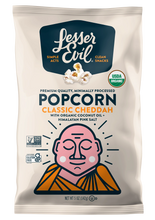 Load image into Gallery viewer, LesserEvil Organic Popcorn, Classic Cheddah, 5oz
