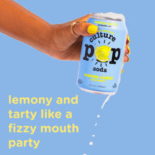 Load image into Gallery viewer, Culture Pop Sparkling Probiotic Soda, Ginger Lemon, 12oz (Pack of 12)
