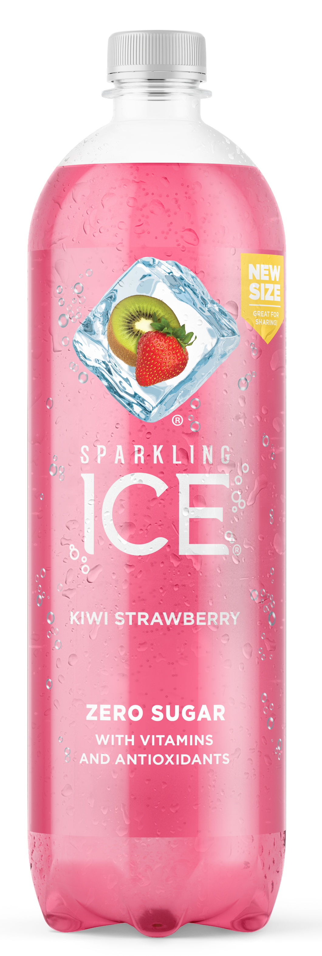 Sparkling Ice Flavored Sparkling Water, Kiwi Strawberry, 1 Liter - Multi Pack