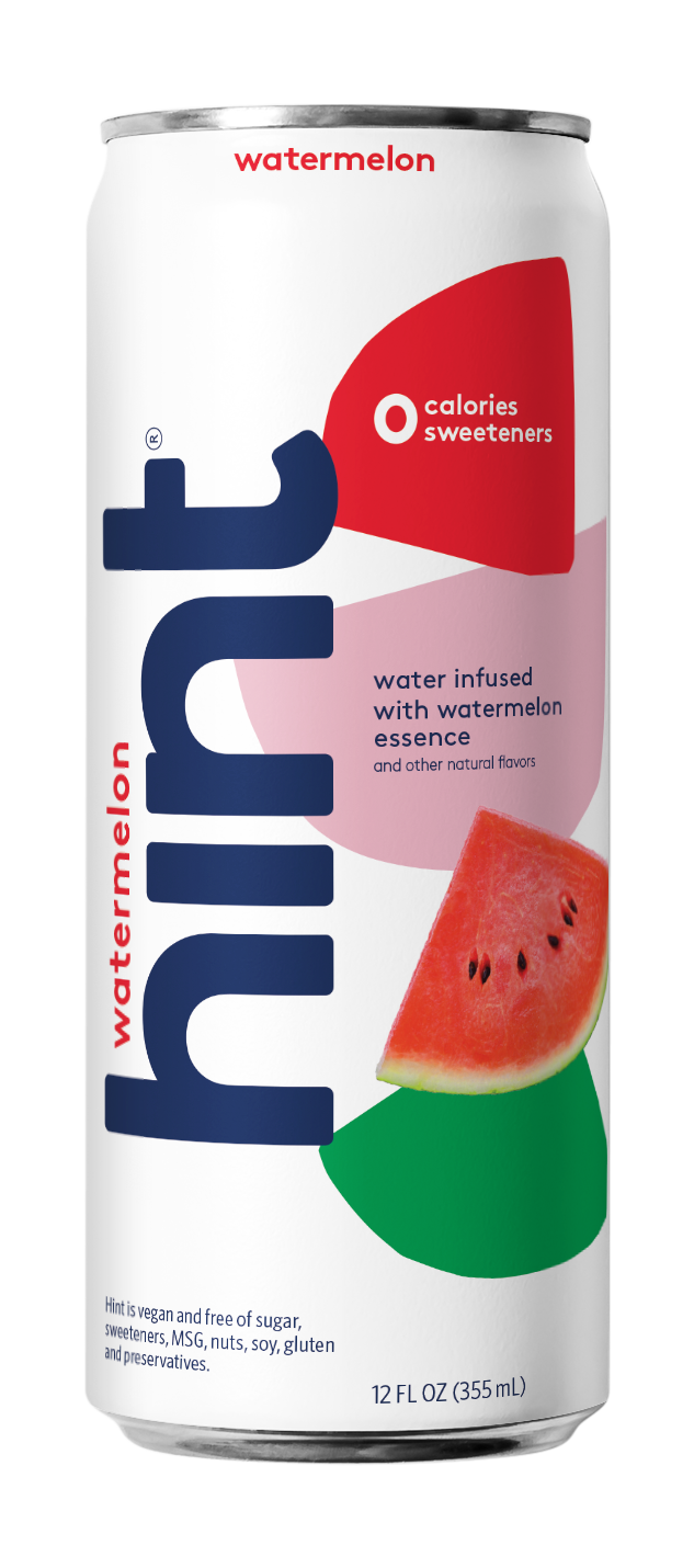 Hint Water, Watermelon, 12oz Cans (Pack of 12)