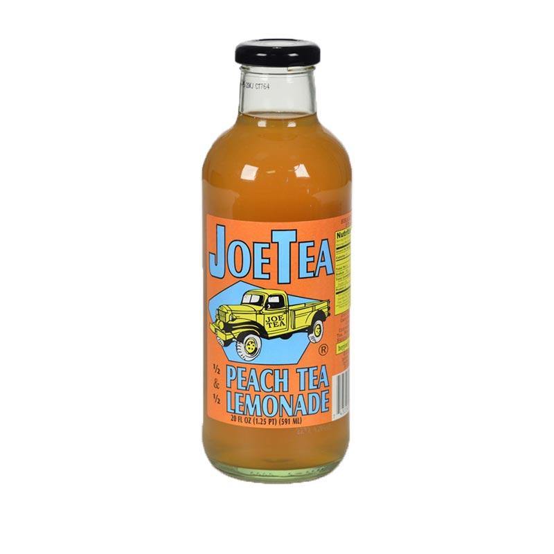 Joe Tea, Peach Tea Lemonade, 20oz (Pack of 12) - Oasis Snacks