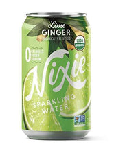 Load image into Gallery viewer, Nixie Sparkling Flavored Water, Lime Ginger, 12oz (Pack of 24) - Oasis Snacks
