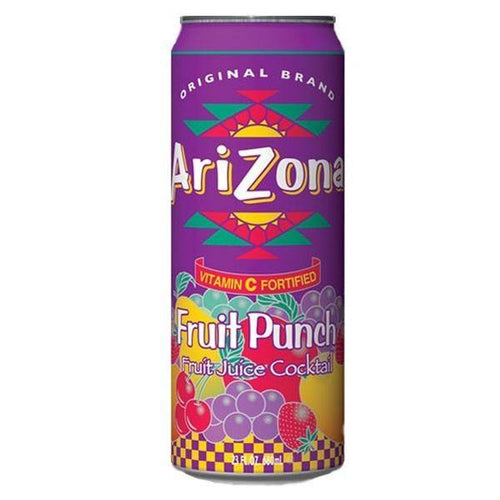 Arizona Juice Cocktail Fruit Punch 23-Ounce Cans (Pack of 24) - Oasis Snacks